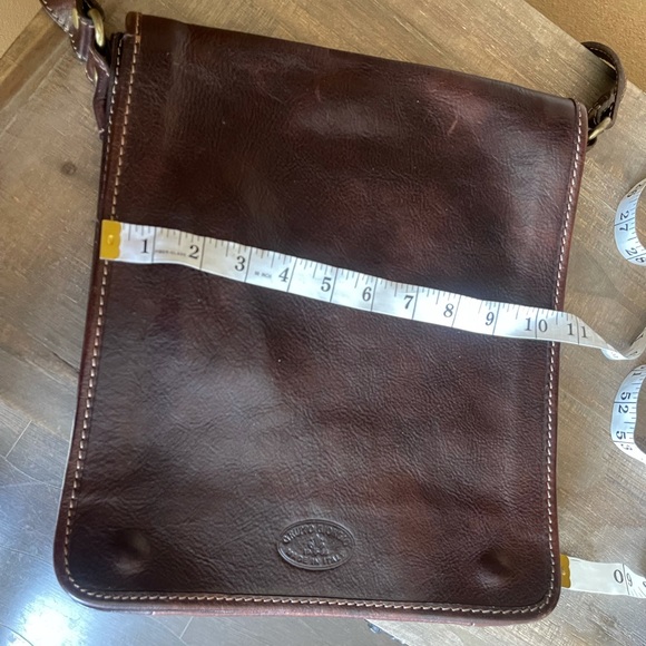 Grupo Giorgio Other - GRUPO GIORGIO 1966 Vera Pelle genuine brown leather crossbody made in Italy